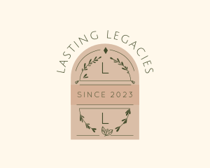 Organic Natural Plant Spa  logo design