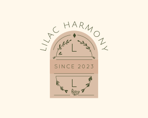 Organic Natural Plant Spa  logo design