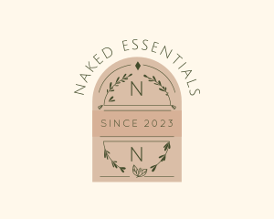 Organic Natural Plant Spa  logo design