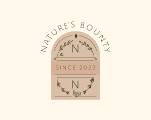 Organic Natural Plant Spa  logo design