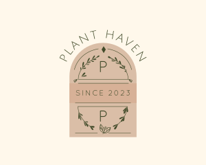 Organic Natural Plant Spa  logo design