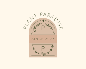 Organic Natural Plant Spa  logo design