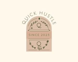 Organic Natural Plant Spa  logo design