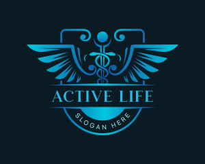 Physician Caduceus Medicine Logo