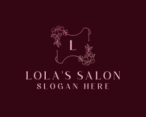 Floral Beauty Salon logo design