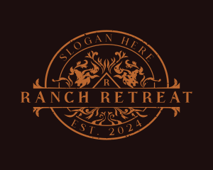 Bull Ranch Rodeo logo design