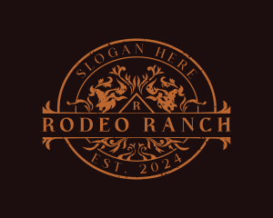 Bull Ranch Rodeo logo design