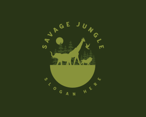 Wild Animal Jungle logo design