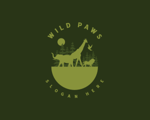Wild Animal Jungle logo design