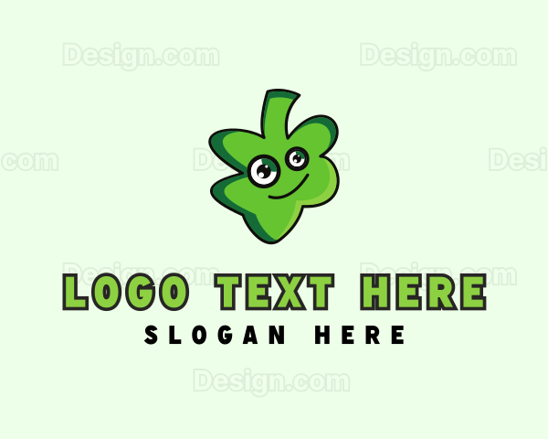 Smiling Leaf Vegetable Logo