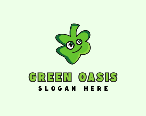 Smiling Leaf Vegetable logo design