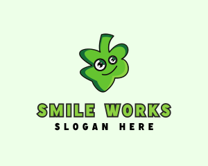 Smiling Leaf Vegetable logo design