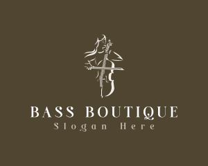 Cello Instrumental Musician logo