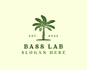 Banana Tree Plant logo design