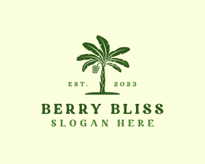 Banana Tree Plant logo design