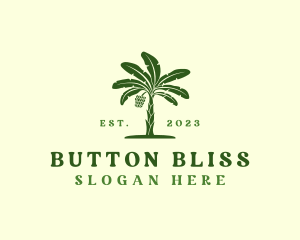 Banana Tree Plant logo design