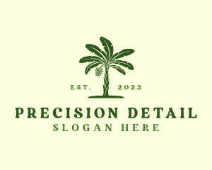 Banana Tree Plant logo design