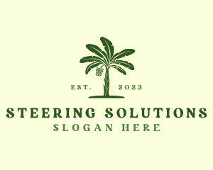 Banana Tree Plant logo design