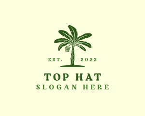 Banana Tree Plant logo design