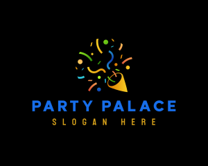 Party Confetti Surprise logo design