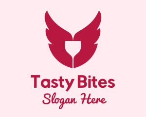 Wings Wine Glass logo