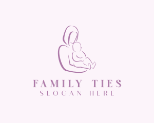 Infant Mother Postpartum logo design