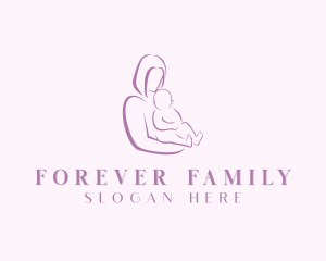 Infant Mother Postpartum logo design