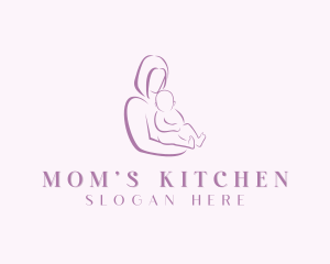 Infant Mother Postpartum logo design