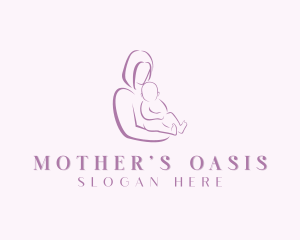 Infant Mother Postpartum logo design