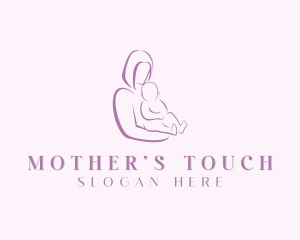 Infant Mother Postpartum logo design