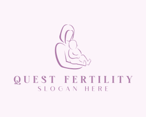 Infant Mother Postpartum logo design