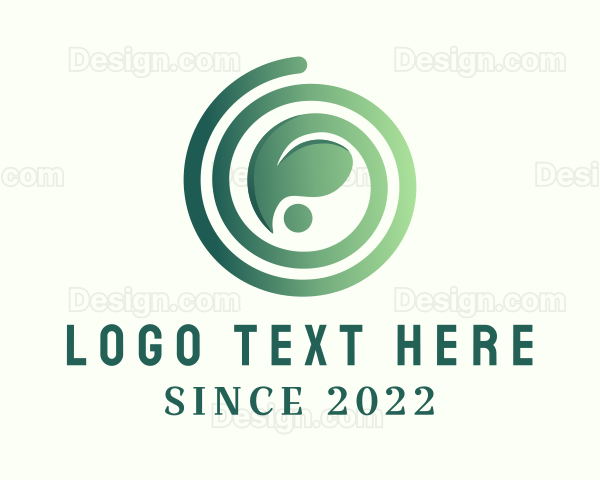 Spiral Leaf Gardening Logo