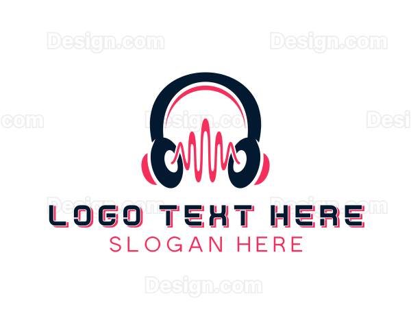 Headset Recording Studio Logo