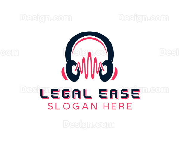 Headset Recording Studio Logo