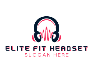 Headset Recording Studio logo design