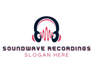 Headset Recording Studio logo design