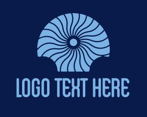 Blue Seashell Decoration  logo