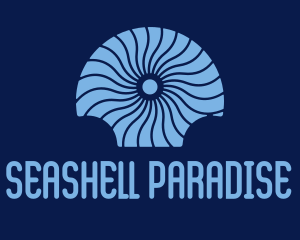 Blue Seashell Decoration  logo