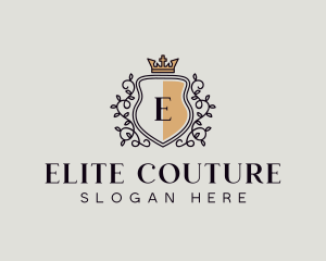 Royal High End Wreath logo design