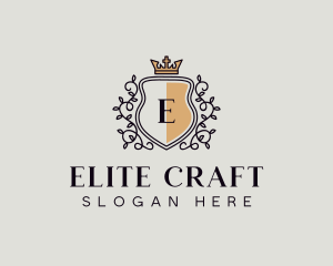 Royal High End Wreath logo design