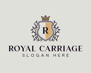 Royal High End Wreath logo design