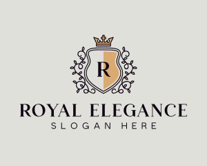 Royal High End Wreath logo design