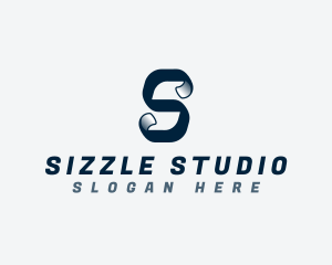 Gradient Studio Cursive  logo design