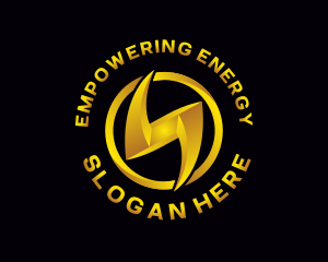 Electricity Power Charge logo design