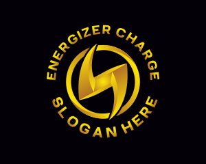 Electricity Power Charge logo design