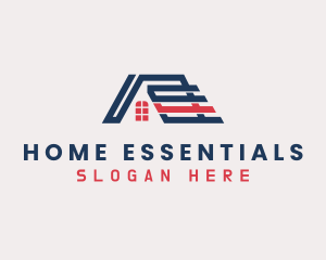 Home Repair Roofing logo design