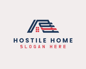 Home Repair Roofing logo design