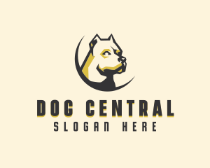 Pitbull Dog Kennel logo design