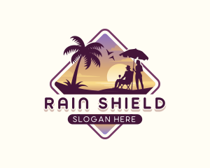 Beach Ocean Travel logo design