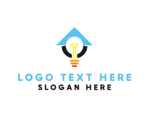 Light - Light Bulb Lamp logo design